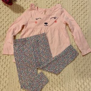 EUC toddler girl outfit